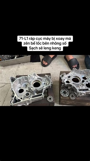 71-L1 ráp cục máy bị xoay má zên bể lốc bên nhông số Sạch sẽ leng keng@Anh Hai Dinh Trung Touring