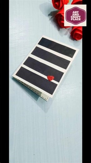 Very Easy Valentine’s Day Card #valentineday #diycardmaking #love #trend ‪@artandcraftplace886‬