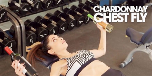 7 Workout Moves You Can Do With Wine