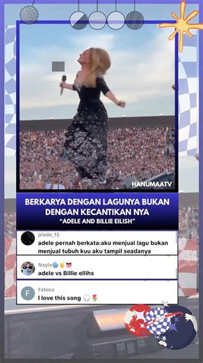 ADELE DENGAN LAGUNYA 🔥 #viralmusic #music #adele #konser #hanumaatv #laguviral #musikviral