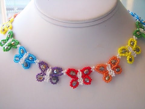 Butterfly necklace tutorial