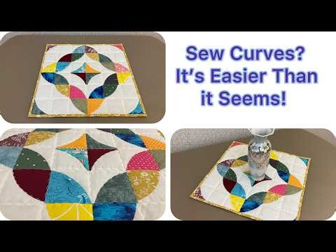 Drunkar's Path - Sew EASY Curved Patchwork! Quilt Pattern Tutorial