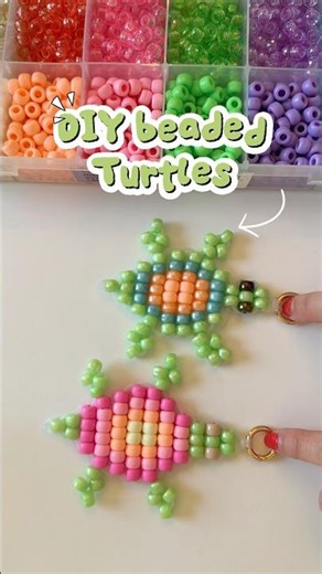 Pony Bead Turtle DIY