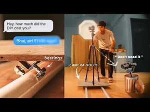 How to build an Incredible DIY Camera Dolly for ₹1200