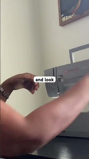 Where to turn the hand-wheel on your sewing machine #sewing #tutorial #beginner