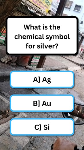 27K views · 1.8K reactions | What is the chemical symbol for silver? #gk #gkquiz | GK World | Facebook