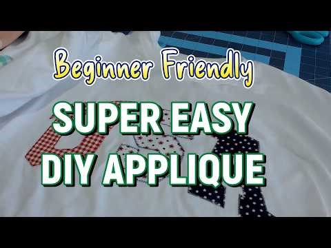 How to Appliqué a T-Shirt: Beginner Guide (Easy Iron-On) 👕❤️😁