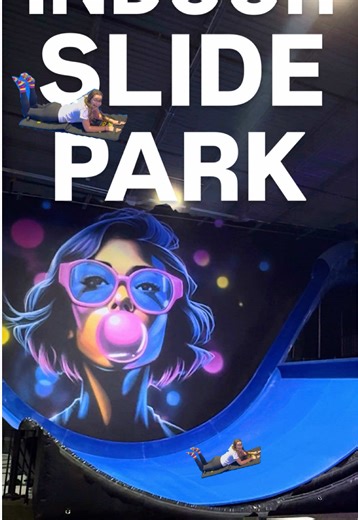 🛝 ⚡️ THE WORLD’S FIRST INDOOR SLIDE PARK JUST OPENED IN FRISCO TEXAS 🤠 & you haven’t lived until you have gone full speed down a slide made for grown ups. 🤪 📍 Slick City Action Park 🗺️ 7164 Technology Dr, Frisco, TX 🚨 Coming Soon: Arlington & West Plano! This is the world’s largest indoor slide park, a waterpark without the water! 💦❌ It’s perfect for when Texas heat has you feeling like a fried egg. 🍳🔥 WHAT TO KNOW : 🎟️ Admission: $25 per person $5 for grippy socks ⏳ 90 minutes of unli