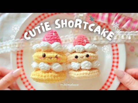 🍓 Cute & Easy Strawberry Shortcake Plush | Amigurumi Crochet Tutorial for Beginners