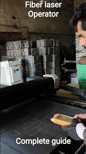 how to become fiber laser operators #operator #cnc