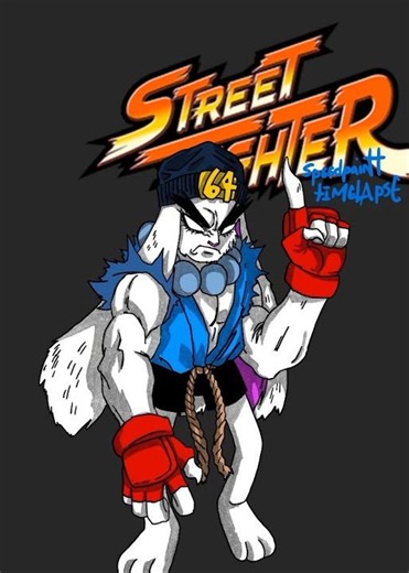 Bearth: Ryu: Streetfighter speedpaint timelapse