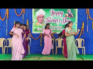 Students dance Performance on teacher day celebrations