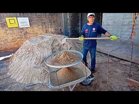 Chega de sofrer peneirando areia ! Aprenda fazer suporte para sua peneira !