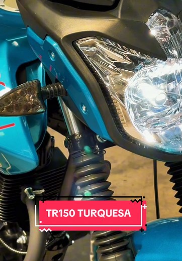Descubre la Jaguar TR150 en color turquesa