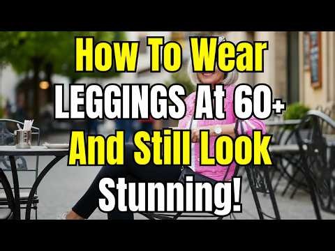 How To Wear Leggings Like a Mature Woman over 60 / 7 Elegant Outfit Ideas.