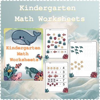 Kindergarten  Math Worksheets sea