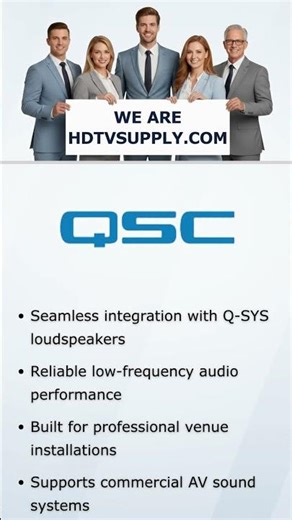 QSC PL-SUB18 Q-SYS Passive 18-Inch Installation Subwoofer