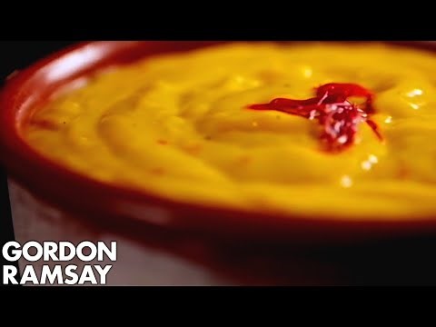 How To Make Garlic & Saffron Mayonnaise | Gordon Ramsay