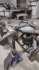 1K views · 2K reactions | Out with the old an in with the new! The driverside suspension setup is what was going on before with the shockwave and the passenger side is where we are headed with the modified lower control arm and new @slam_specialties_ bags. The 34 Ford is going to sit right and ride smooth! • • • #hotrod #custom #fabrication #metalfab #34ford #fordtruck #airride #baggedtruck | WallyFab | Facebook