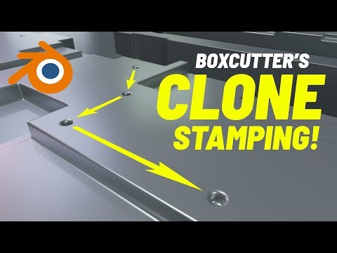 Boxcutter Trick: Clone-Stamp any cutter in seconds! #blender3d #boxcutter