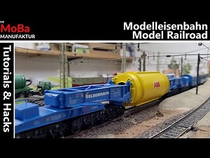 Model scale train H0 00 - TUTORIAL build a Felbermayr heavy-duty transport system with special wagon