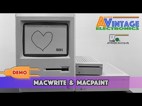 MacWrite & MacPaint (Demo) #MARCHintosh