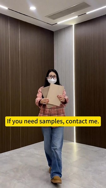 Bamboo Charcoal Wood Veneer Board for Interior Design