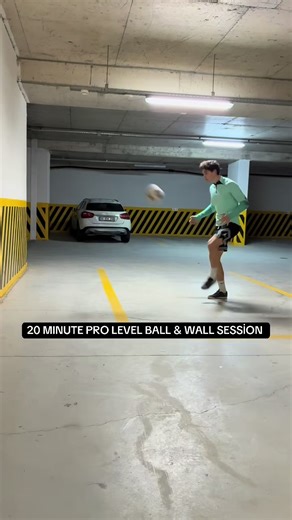 Pro Level Football Training with Ball and Wall