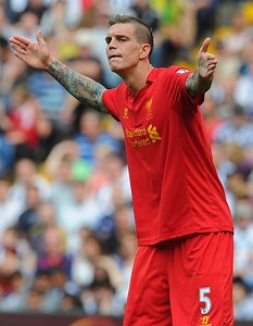 One day stand for Daniel Agger with LFC India twitter feed