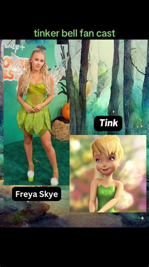 Heard that a tinker bell project is in the works, and many have shared their fan cast. So this is mine… 💚✨💫 #thinkerbell #freyaskye #movieadaptation #disney #freyaskyefyp