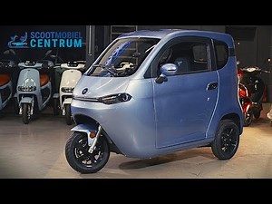Move E3 Overdekte Elektrische Driewieler Alternatief voor brommobiel en 45 km auto Rijbewijsvrij!