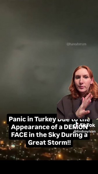 Demon Face Appears in Sky: Scary Video Footage