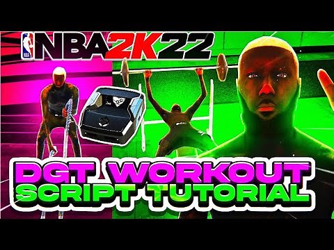 *UPDATED* BEST WORKOUT SCRIPT IN NBA2K22!! DOES ALL THE WORKOUTS FOR YOU + FREE GATORADE!! MUST SEE!