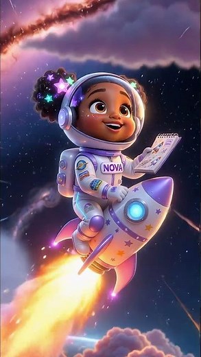 🚀👽 Nova & the Friendly Alien | Space Adventure Story for Kids 🌌✨