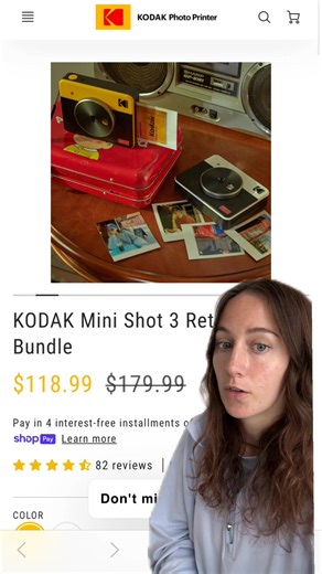 Kodak's Spring Sale is here for a limited time! Take up 30% off on their best selling instant cameras and photo printers! Shop here: https://bit.ly/4j17tus #kodak #kodaksale #kodakretro #kodakcamera | DealNews