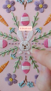 Stitch the cutest bunny face with me! 🐰🥕🪡 Our new Easter Mandala beginner kit is a delightful piece to display throughout the Easter season, or as a sweet handmade gift for someone who loves all things cute and festive. Grab your own Easter Mandala embroidery kit while stocks last: cleverpoppy.com 🌸 #easter #embroidery #modernembroidery #DIY #stitching | Clever Poppy