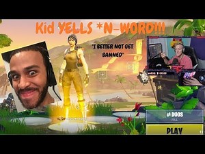 Tfue Gets TROLLED and KID YELLS N-WORD ON STREAM | Tfue BANNED on Twitch? | Fortnite Moments