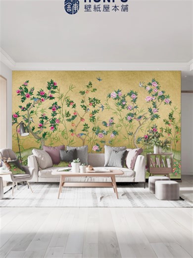 Evanescence Tree Wallpaper for Bold Living Room