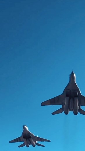 @air.force.ua.official mig29 lead & no 2 on a low level flyby . Fact check: 1. **Mission Coordination and Briefing:** - Before executing a low-level flyby, the lead MiG-29 pilot takes a central role in mission coordination and briefing. The lead pilot, often responsible for overall mission control, ensures a thorough understanding of the low-level flight plan, coordinates with the wingman, and discusses critical factors such as altitude, speed, and maneuvering details. 2. **Precision Flying and 