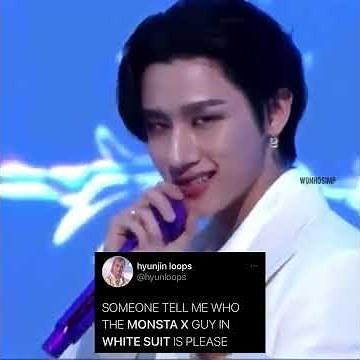 “Who’s the guy in the white suit from Monsta x” @KBS 2020 Song Festival