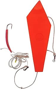 DFYUJU Splashing Float Trolling Planer Board Set Left & Right with Flash Scale Spoon Trolling Spoon Accessory Fishing Lure for Saltwater Fishing Trolling