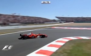 舒马赫4停夺冠，红色王朝传世经典-F12004法国站