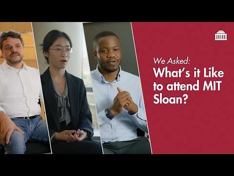 The MIT Sloan Experience