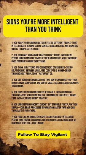 What's the REAL SIGN of HIGH Intelligence Nobody Tells You