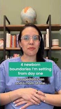 4 newborn boundaries I'm setting from day one