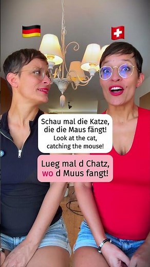 German VS Swiss German - Do you hear the difference?