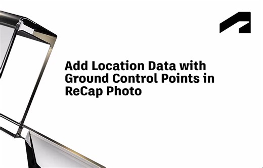 Add location data with ground control points in ReCap Photo | Autodesk