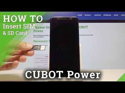 How to Insert Nano SIM to CUBOT Power - Input Micro SD