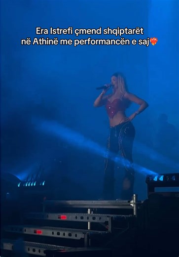 Era Istrefi Live Performance in Athens