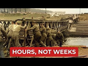 German Engineers Demolished 2,832 Bridges... The Allies Rebuilt Them in Hours